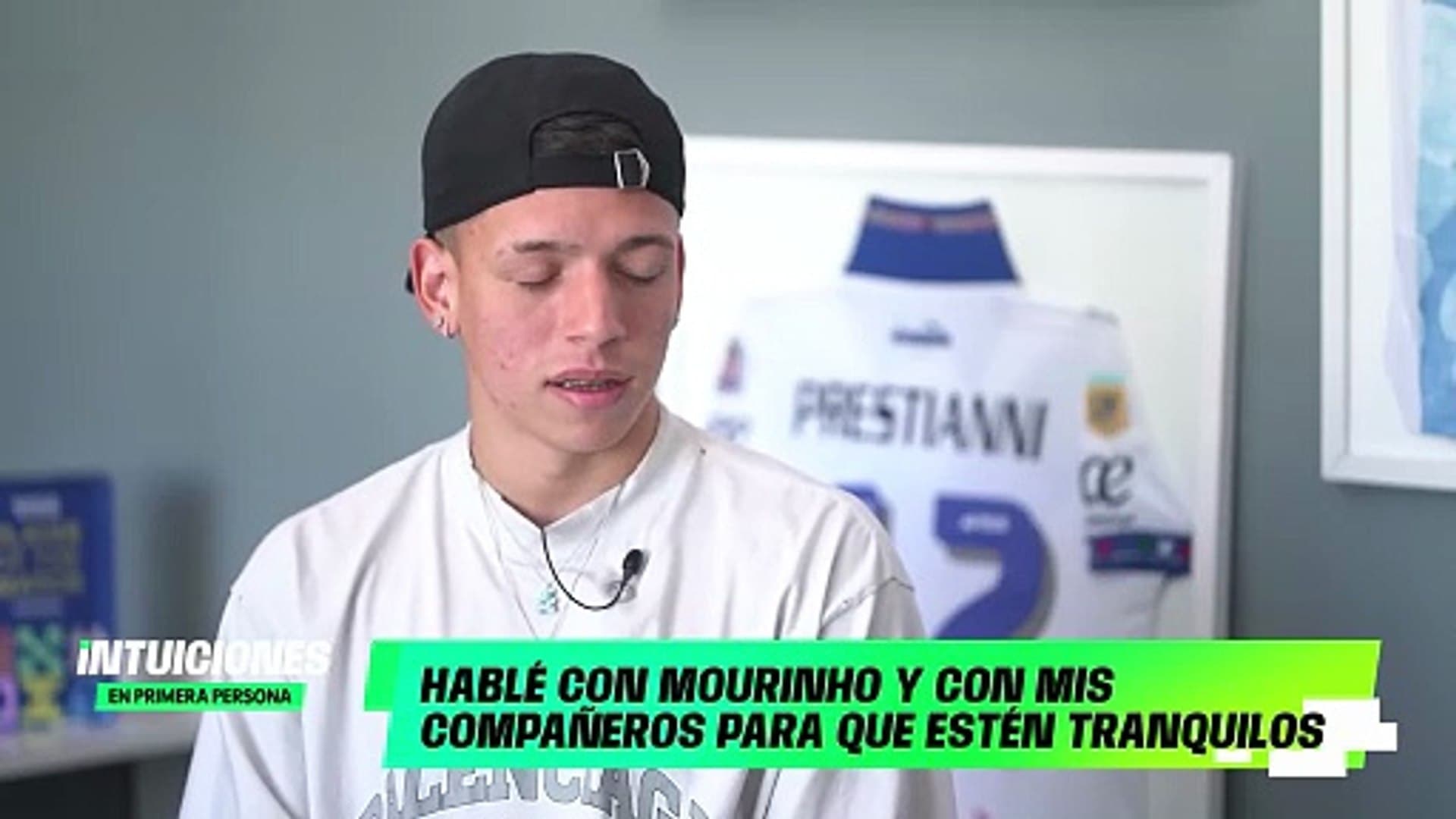 Prestianni defiende su postura ante los insultos en el fútbol argentino